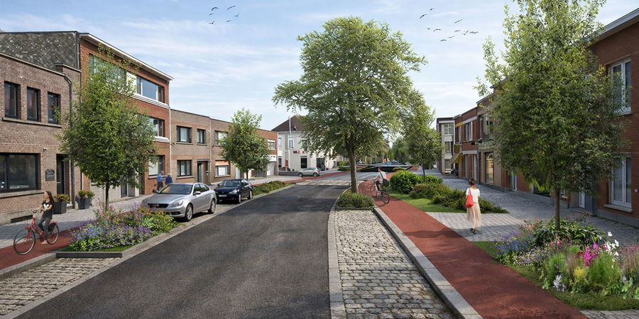 sfeerbeeld de Robianostraat sfeerbeeld de Robianostraat